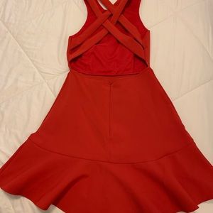 Zara ruffle dress